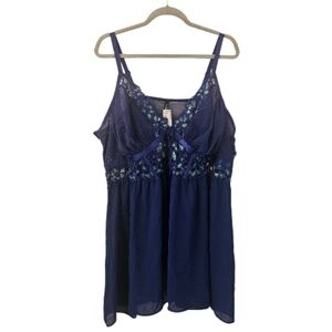 Blue Torrid Women's Aphrodite Wireless Lace Babydoll